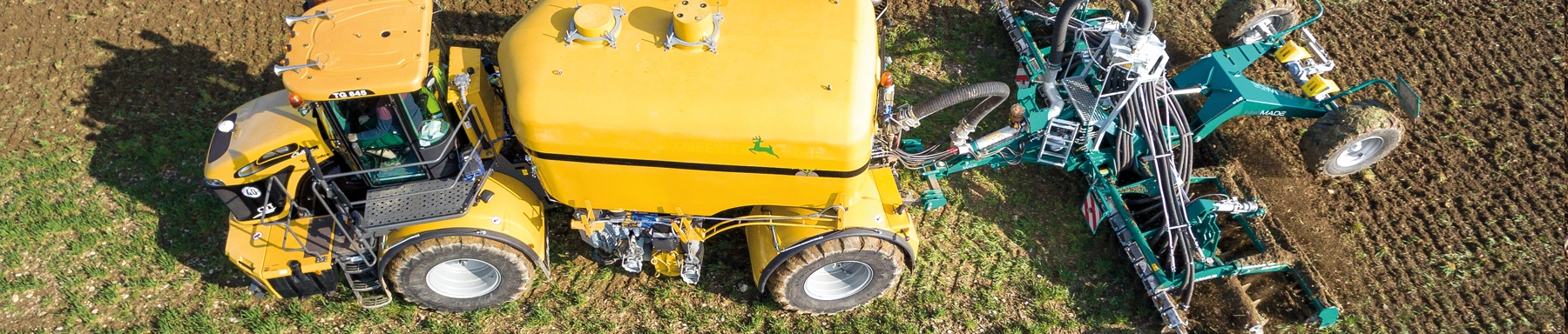 Einarbeitung von Gülle innoMADE Scheibenegge Einarbeitung von Gülle